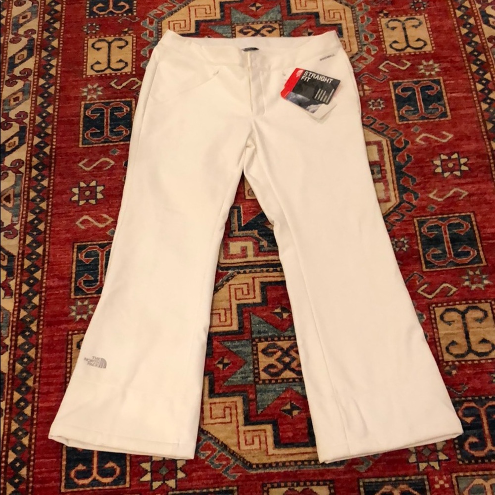 The North Face snow pants white XL
